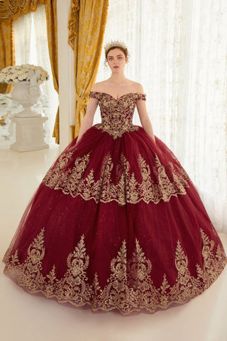 Addison - 15705QUINCEANERA15705_BURGUNDYGOLD_XSLADIVINEFormalist