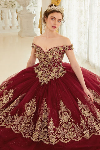 Addison - 15705QUINCEANERA15705_BURGUNDYGOLD_XSLADIVINEFormalist