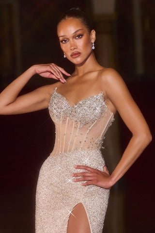 Carys - CD404Formal DressCD404_CHAMPAGNE_0LadivineFormalist
