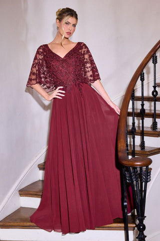 Cyra - CL10Formal DressCL10_BURGUNDY_8LadivineFormalist