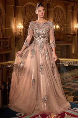 Esmeé - J883Formal DressJ883_MOCHAGOLD_4LadivineFormalist