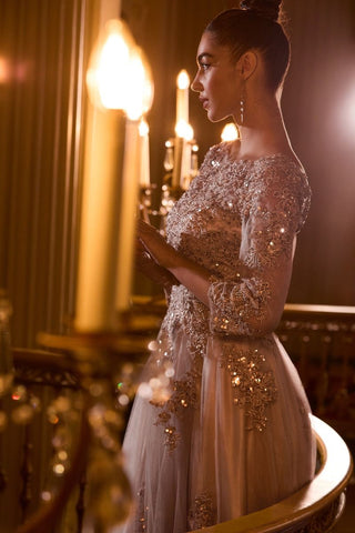 Esmeé - J883Formal DressJ883_MOCHAGOLD_4LadivineFormalist