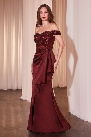 Fioraelle - CR877Formal DressCR877_BURGUNDY_8LadivineFormalist