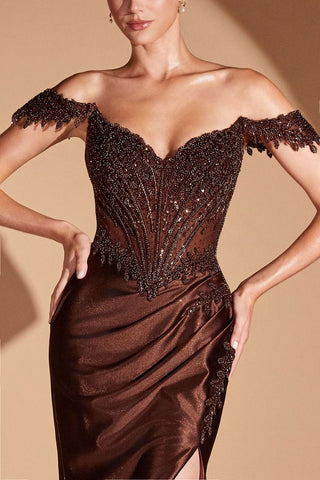 Inara - CC456Formal DressCC456_ESPRESSO_2LadivineFormalist