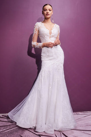 Iris - CD951WWedding DressCD951W_OFFWHITE_6LadivineFormalist