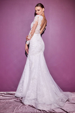 Iris - CD951WWedding DressCD951W_OFFWHITE_6LadivineFormalist