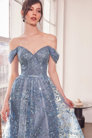 Isabelle - T607Formal DressT607_SMOKYBLUE_SAmorisFormalist