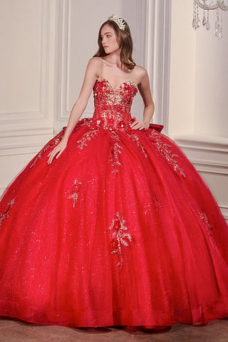 Louise - 15726QUINCEANERA15726_RED_XSLadivine - QuinceaneraFormalist