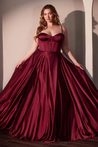 Margaret - CD337CFormal DressCD337C_BURGUNDY_18LadivineFormalist