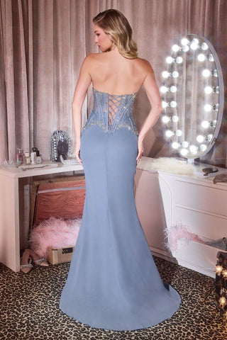 Maribel - CD669Formal DressCD669_SMOKYBLUE_0LadivineFormalist
