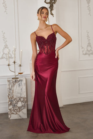 Oriane - T819Formal DressT819_BURGUNDY_XXSAmorisFormalist