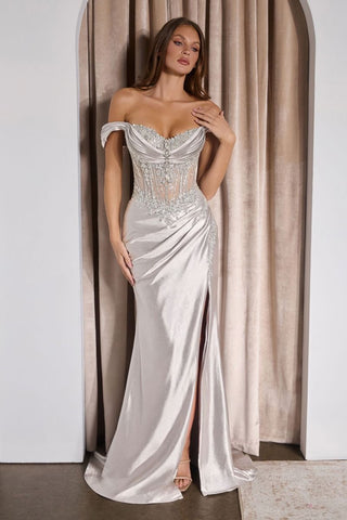 Rivka - CC494Formal DressCC494_SILVER_2LadivineFormalist
