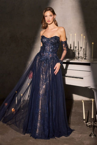 Soren - CD717Formal DressCD717_NAVY_2LadivineFormalist