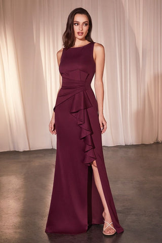 Zena - CH377Formal DressCH377_BURGUNDY_XSLadivineFormalist