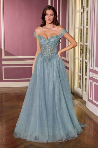 Zinnia - CC493Formal DressCC493_SMOKYBLUE_2LadivineFormalist