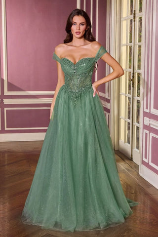 Zinnia - CC493Formal DressCC493_DARKSAGE_2LadivineFormalist